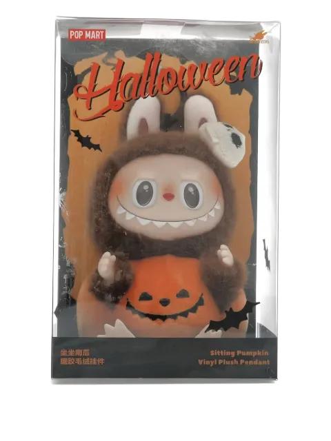 Labubu Happy Halloween Party Series - Sitting Pumpkin Vinyl plush pendant by POP MART