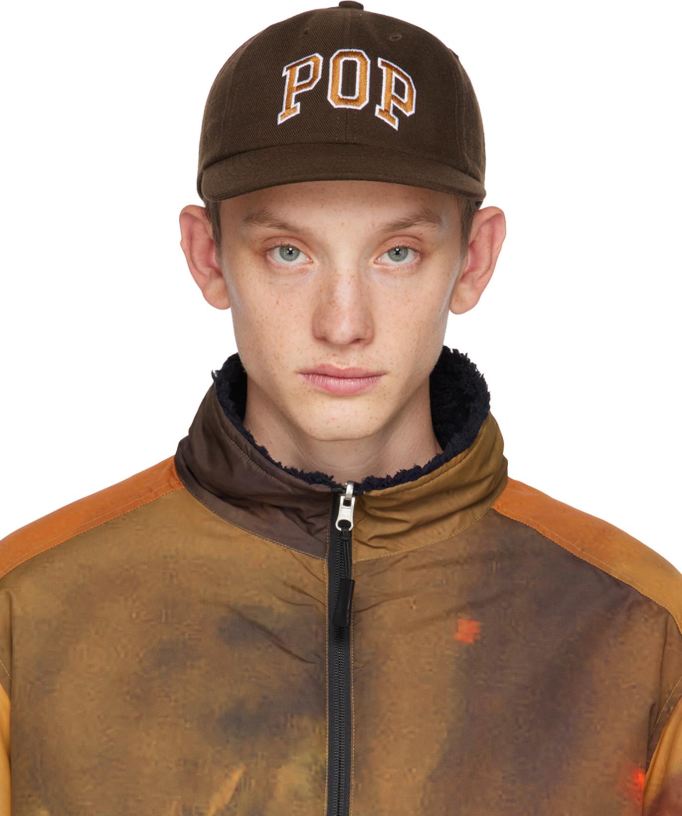 Brown 'Pop' Cap by POP TRADING COMPANY