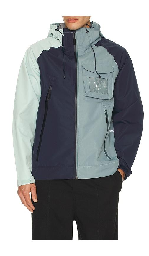 Pop Trading Company Oracle Hooded Jacket in Blue by POP TRADING COMPANY