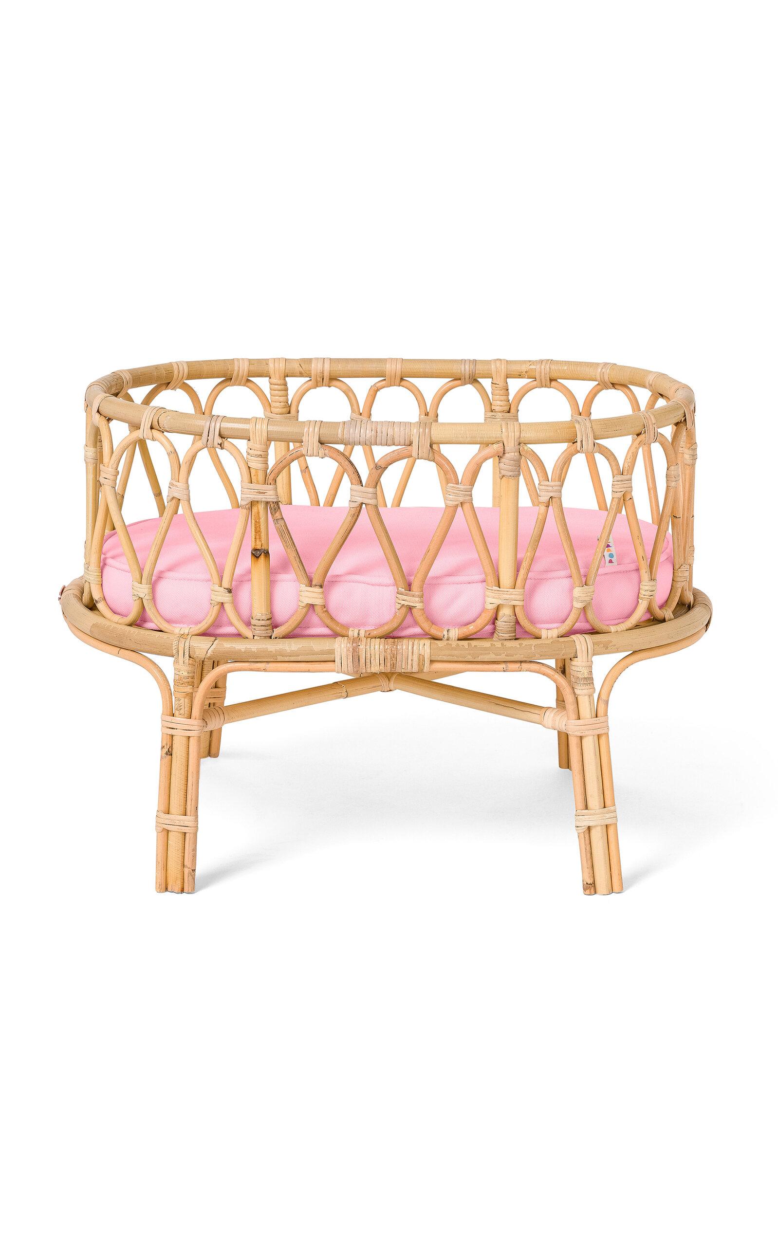 Poppie Toys Kids Rattan Toy Crib - Moda Operandi by POPPIE TOYS
