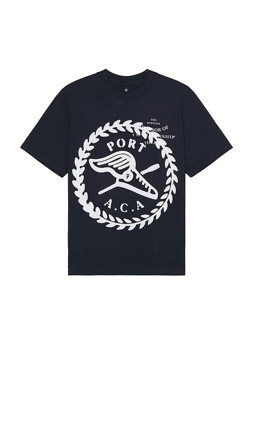 PORT A.C.A Laurel 89 Tee in Blue by PORT A.C.A