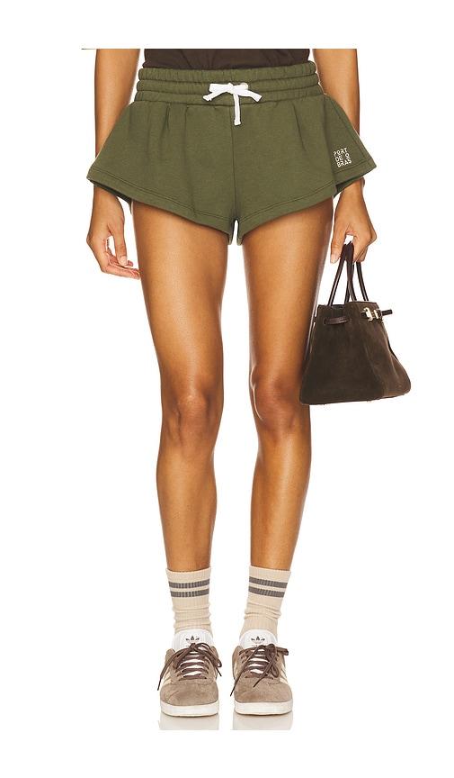 Port de Bras Sofia Short in Olive by PORT DE BRAS