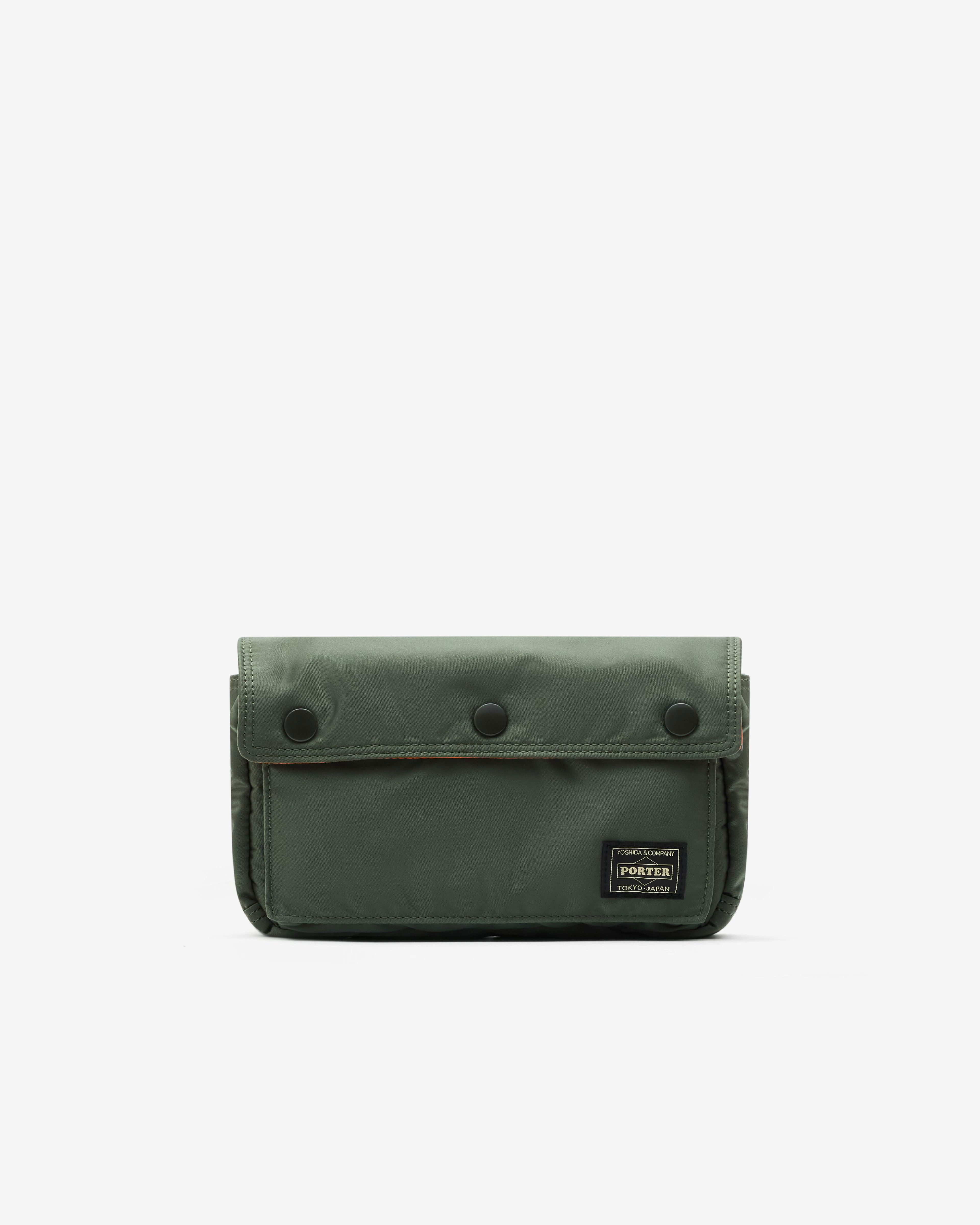 Porter - Men's Tanker Envelope Bag - (Sage Green) by PORTER