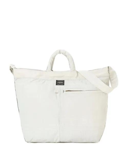 2way logo-patch tote bag by PORTER-YOSHIDA&CO.