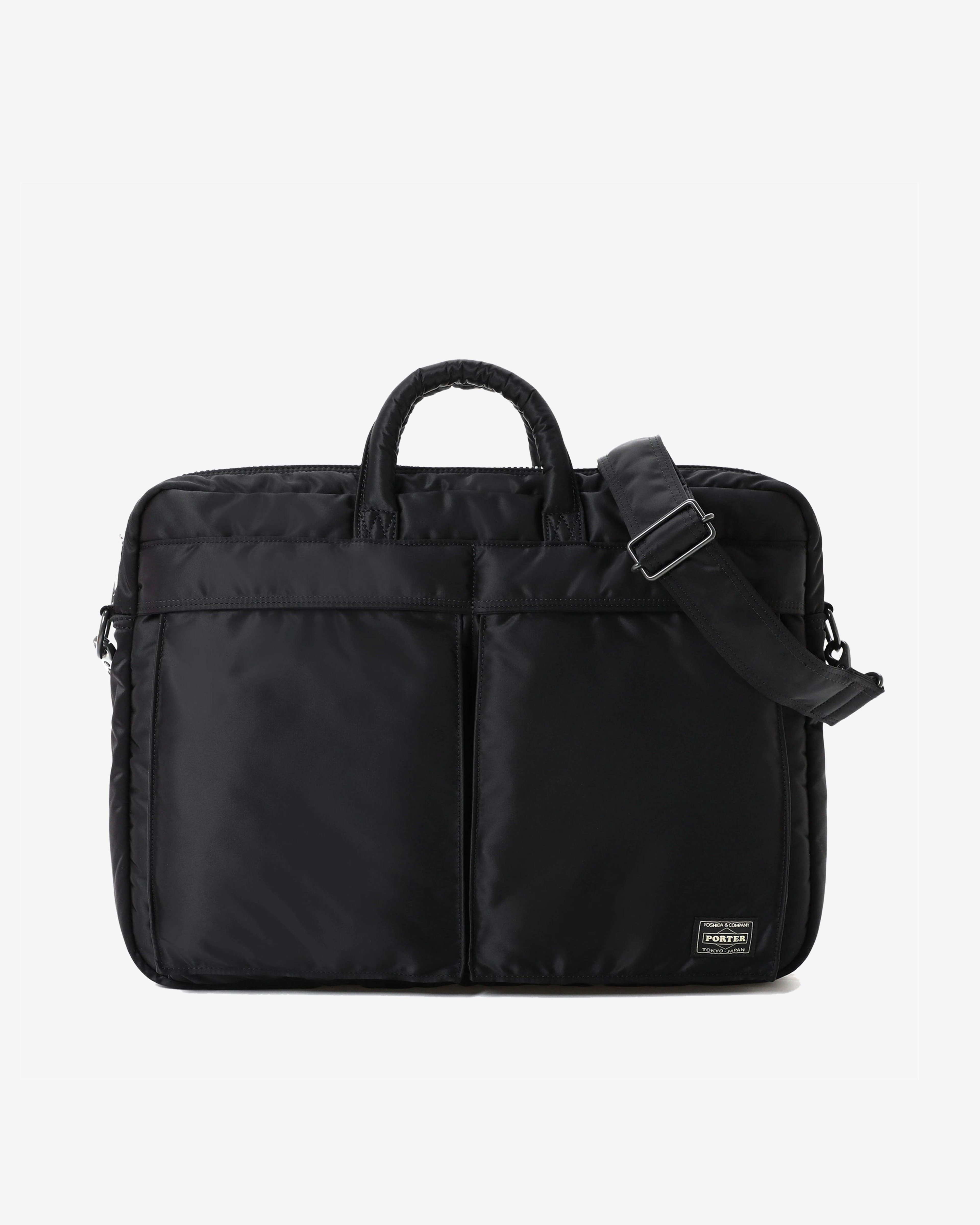 Porter Yoshida & Co. - Men's Tanker 2Way Document Bag - (Black) by PORTER-YOSHIDA&CO.