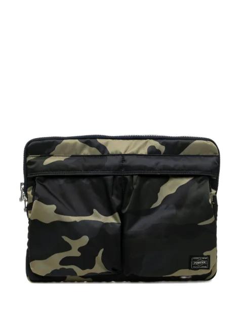 camouflage-print document case by PORTER-YOSHIDA&CO.