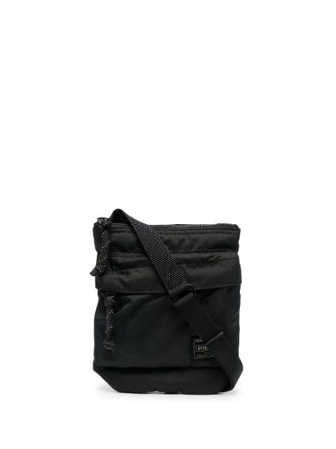 logo-patch messenger bag by PORTER-YOSHIDA&CO.