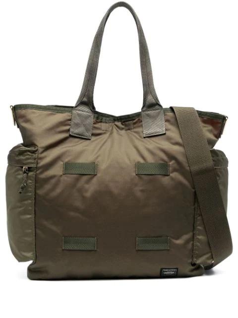 logo-patch tote bag by PORTER-YOSHIDA&CO.