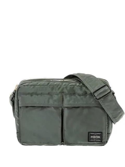 zipped sling tanker messenger bag by PORTER-YOSHIDA&CO.