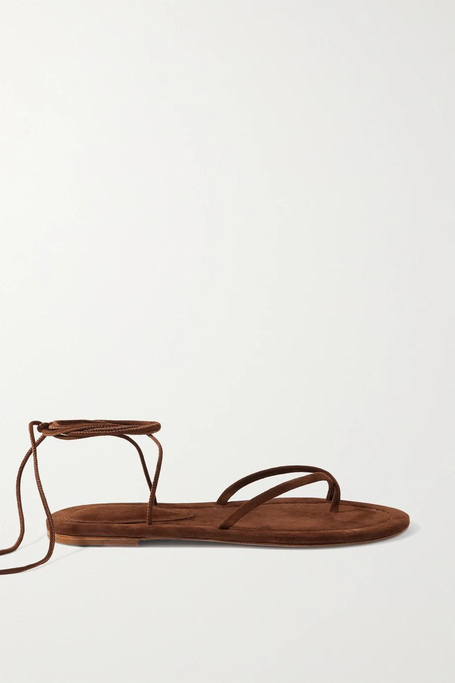 Suede sandals by PORTE&PAIRE