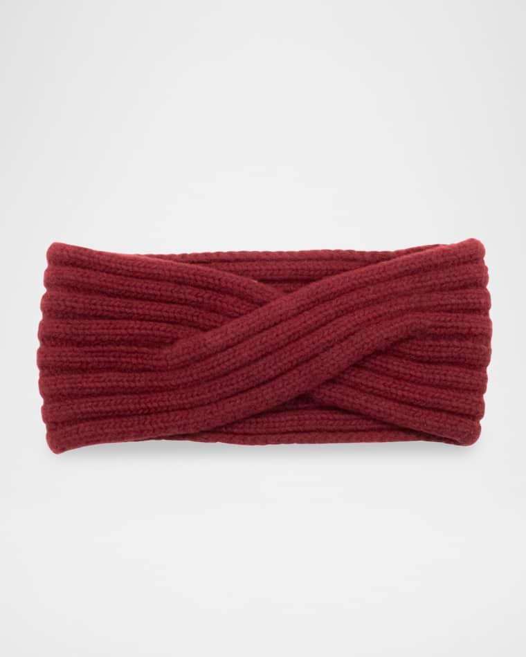 Ribbed-Knit Cashmere Headband by PORTOLANO