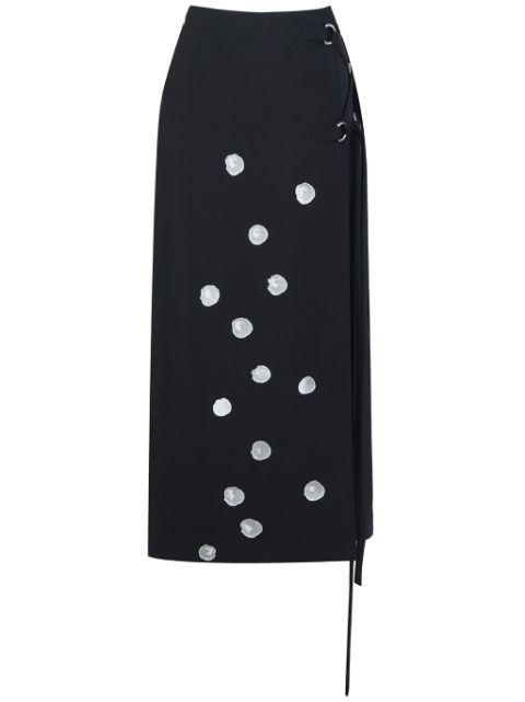 Alpine Ice Cube print pencil skirt by PORTS 1961