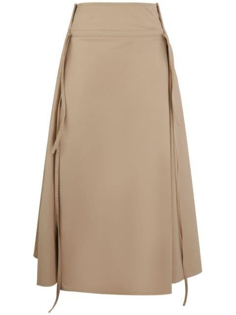 Stylish Ribbon midi skirt by PORTS 1961