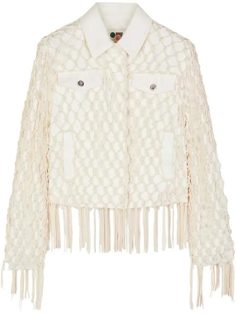 Weaving Inspried denim jacket by PORTS 1961