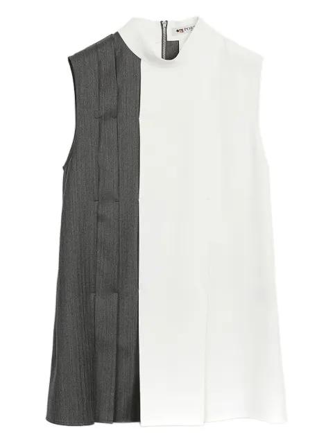 asymmetrical panelled blouse by PORTS 1961