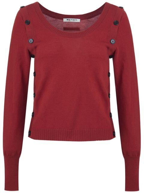 button-detail jumper by PORTS 1961