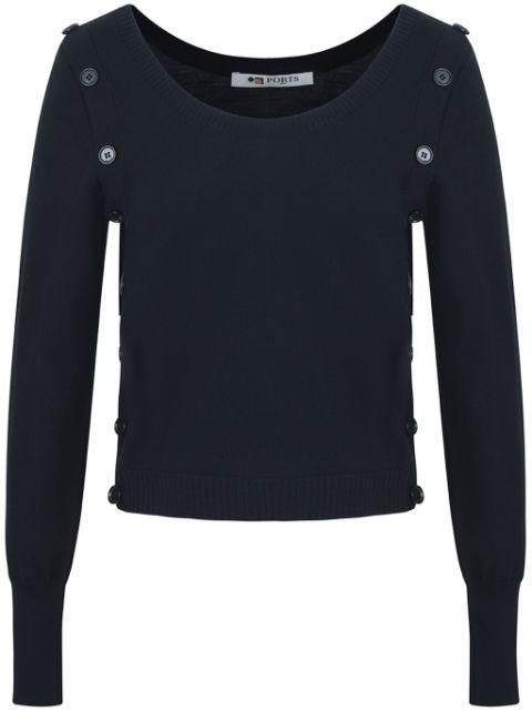 button-detail jumper by PORTS 1961