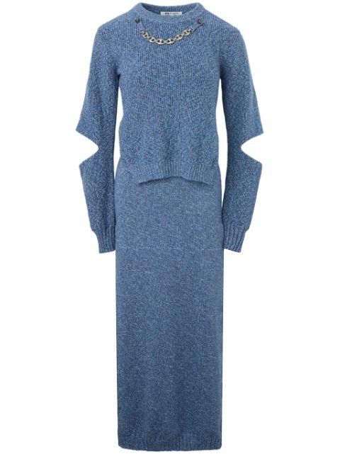 cut-out knitted dress by PORTS 1961