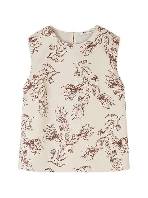 floral-embroidered top by PORTS 1961