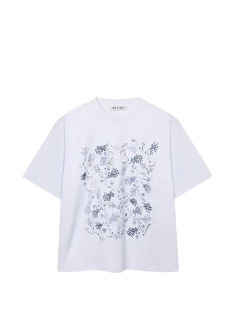 floral-print T-shirt by PORTS 1961