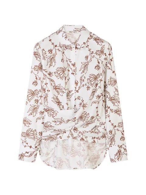 floral twisted shirt by PORTS 1961