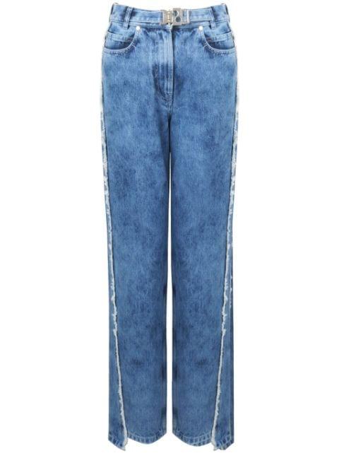 jacquard straight-leg trousers by PORTS 1961