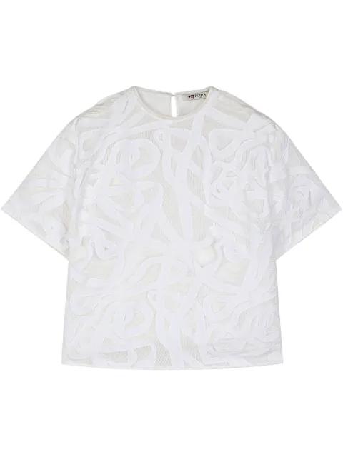lace-detailing top by PORTS 1961