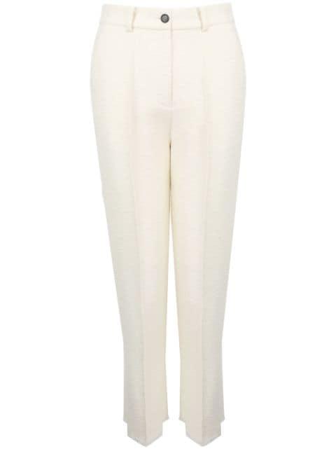 pleat-detail trousers by PORTS 1961