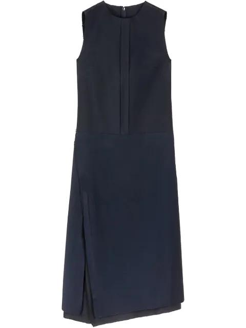 wool slit dress by PORTS 1961