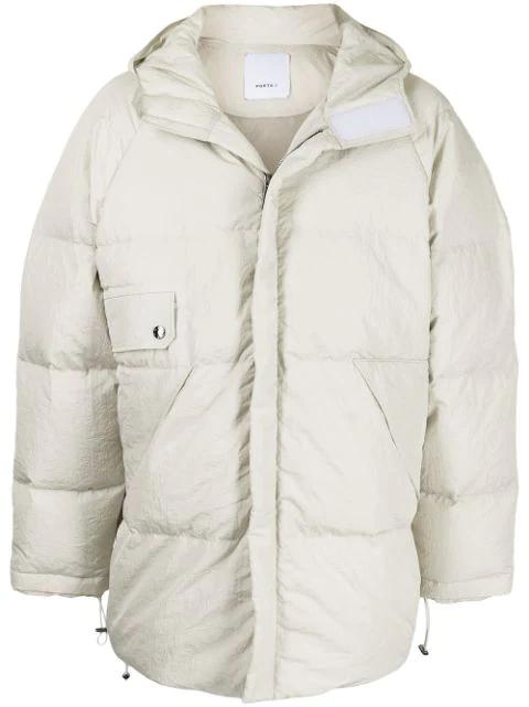 Heart Earth oversized padded jacket by PORTS V