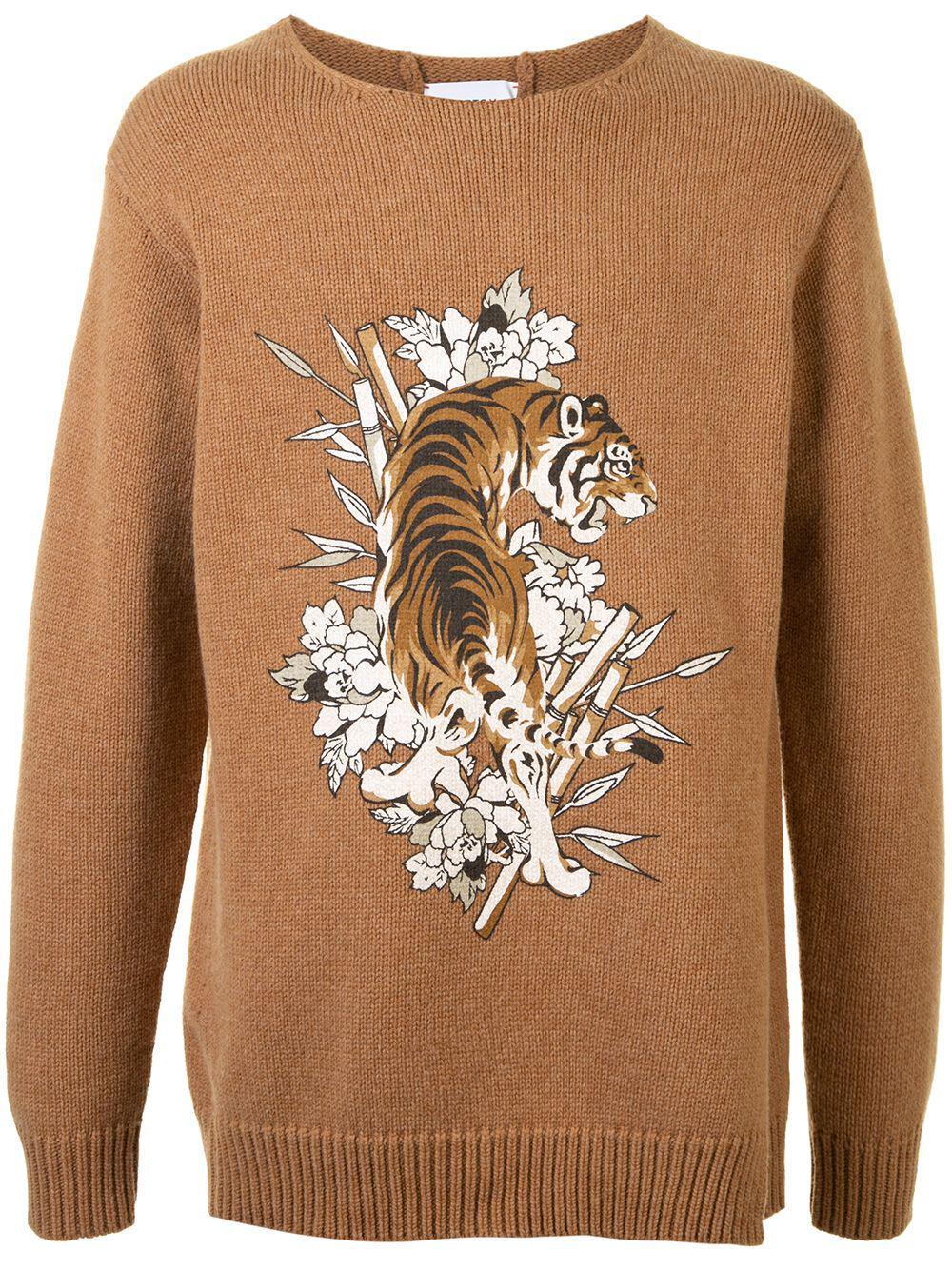 Tiger knit jumper by PORTS V