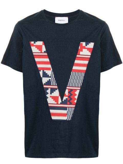 V logo T-shirt by PORTS V