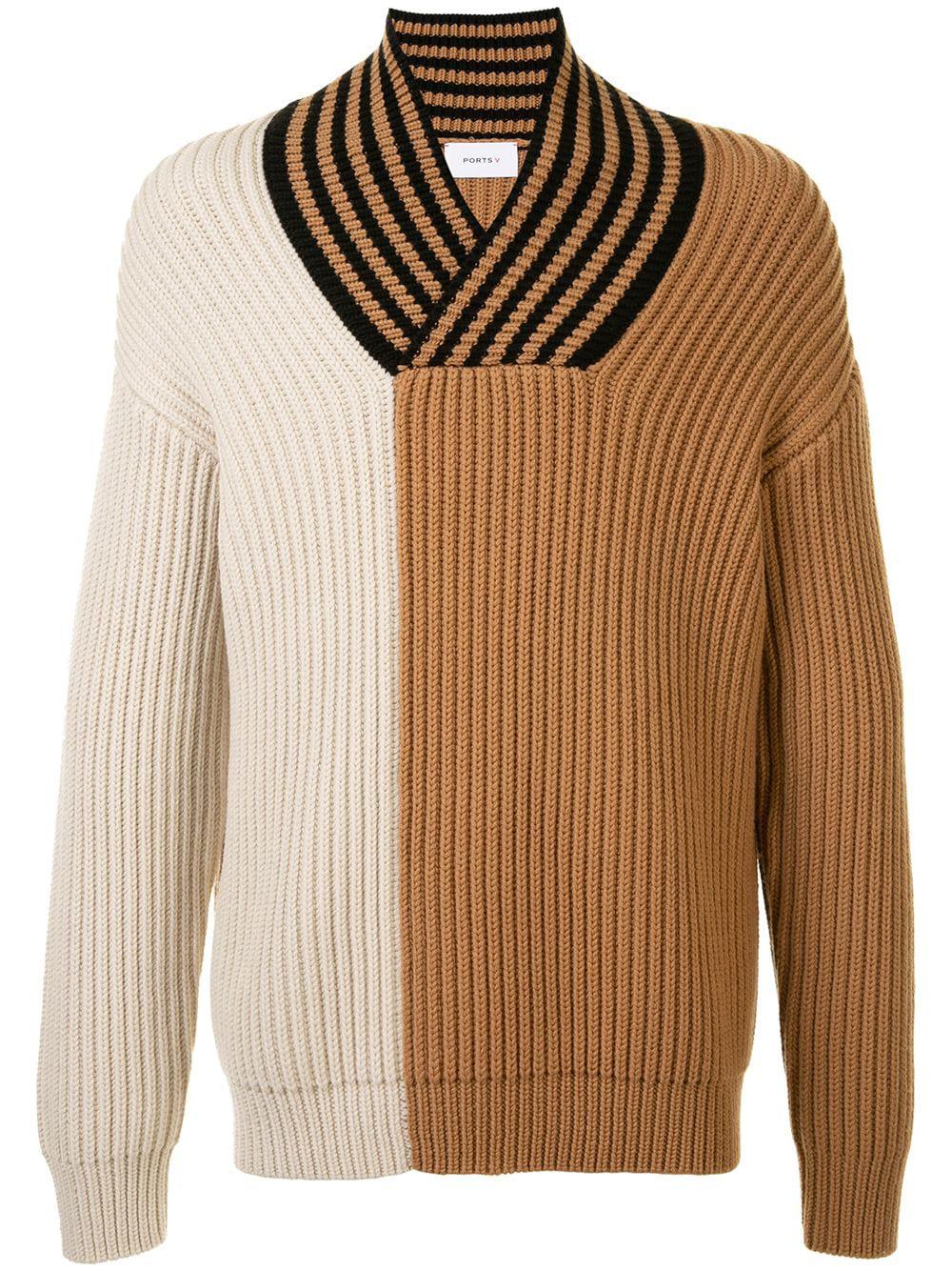 colour-block sweater by PORTS V