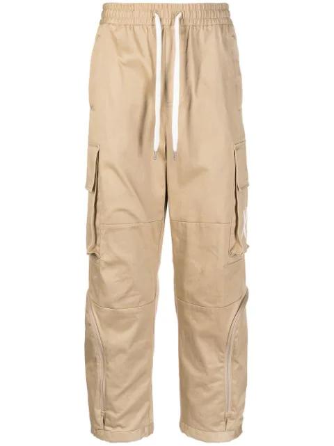 drawstring cargo trousers by PORTS V