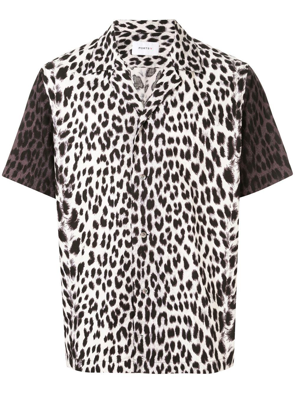 leopard pattern shirt by PORTS V