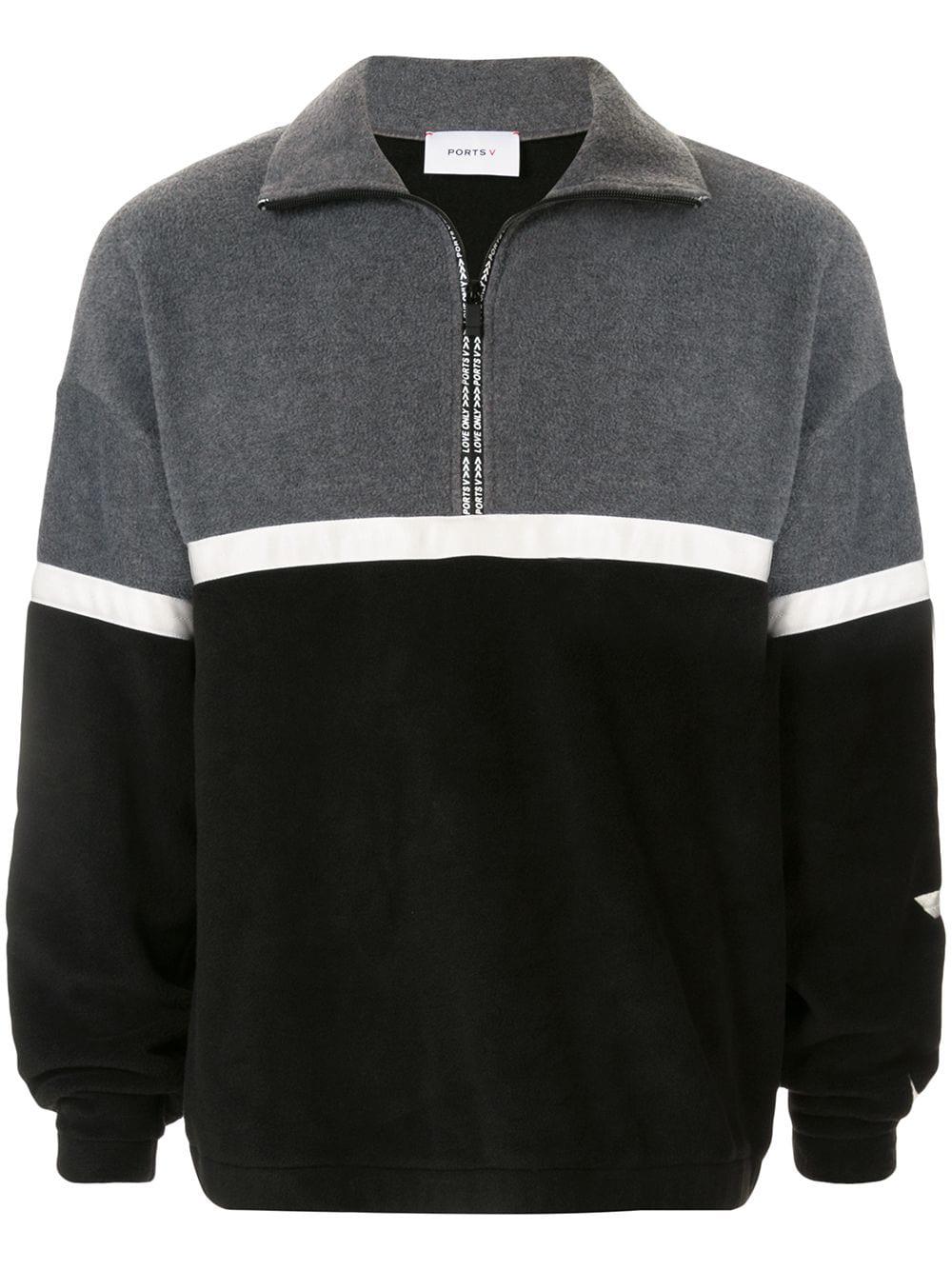 oversized funnel-neck sweatshirt by PORTS V