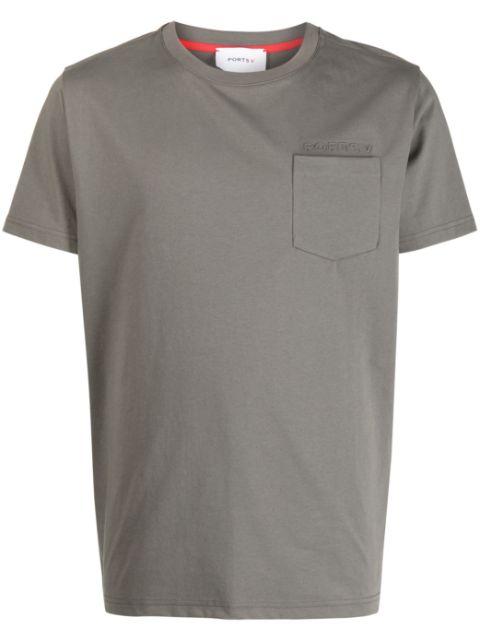 patch-pocket T-shirt by PORTS V