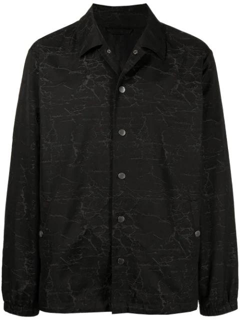 patterned button-up shirt by PORTS V