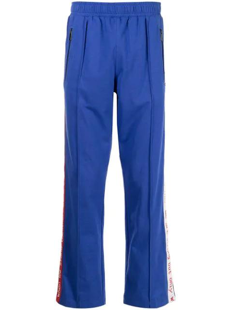 slogan tape track pants by PORTS V