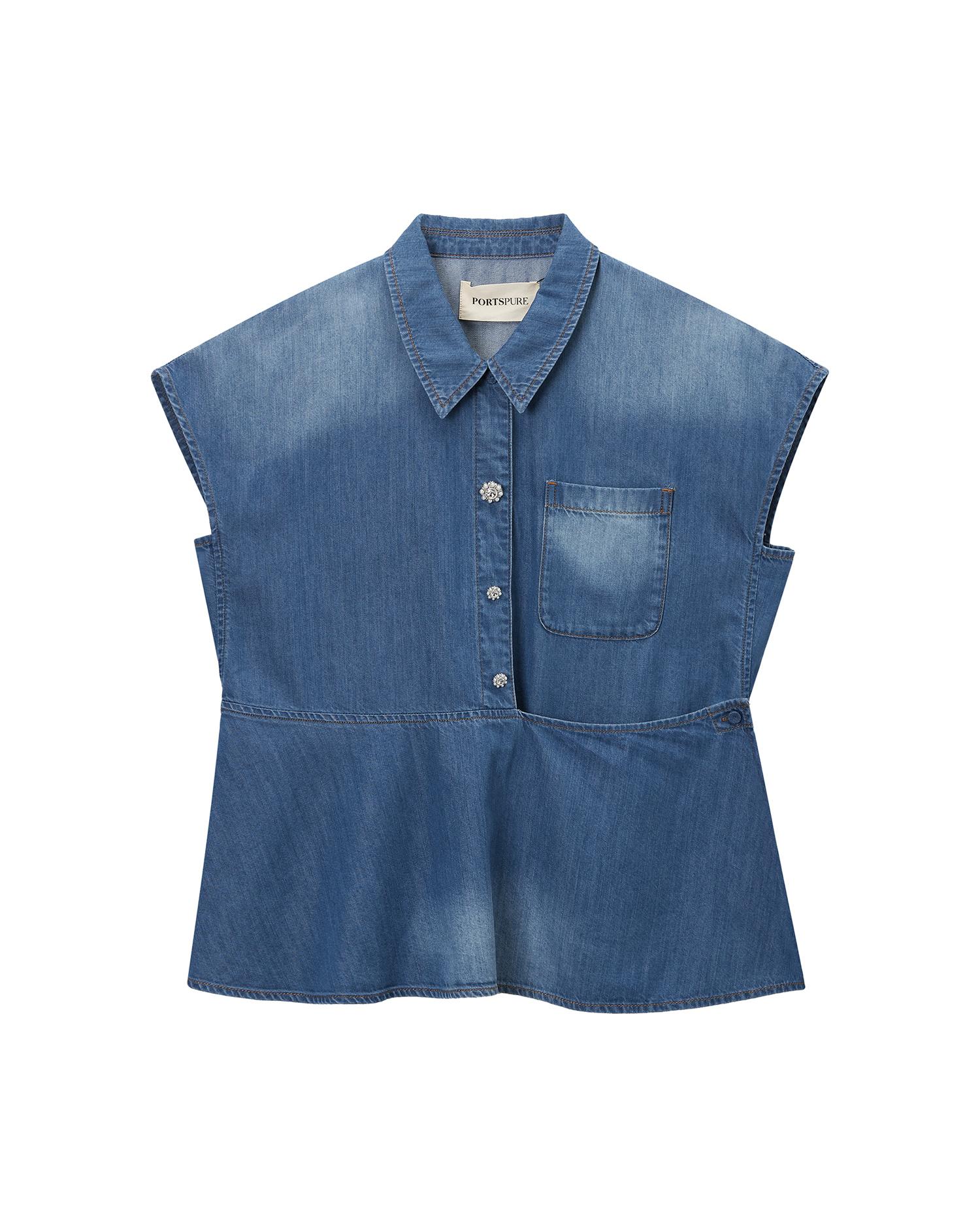 Denim blouse by PORTSPURE
