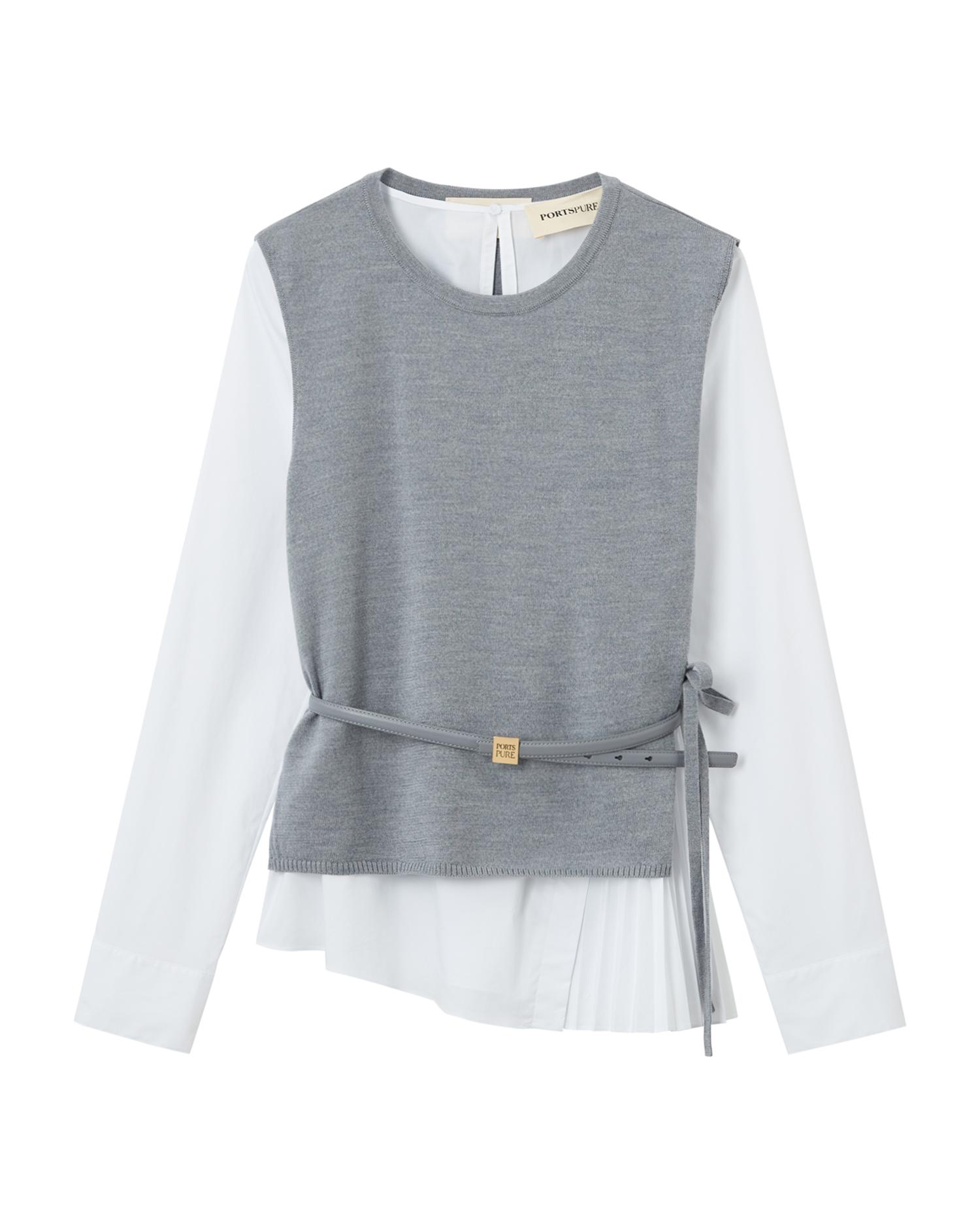 Sleeveless knit top by PORTSPURE