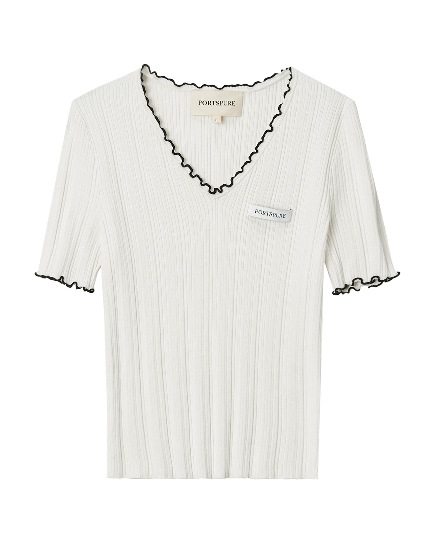 V-neck tee by PORTSPURE