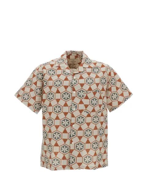 Pavement geometric-pattern shirt by PORTUGUESE FLANNEL