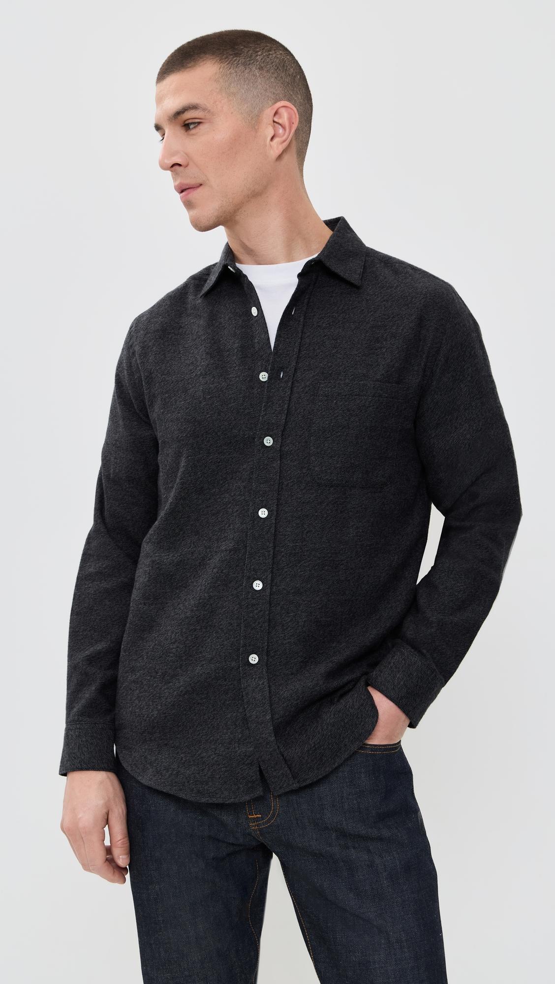 Teca 2.0 Brushed Flannel Button Down Shirt by PORTUGUESE FLANNEL