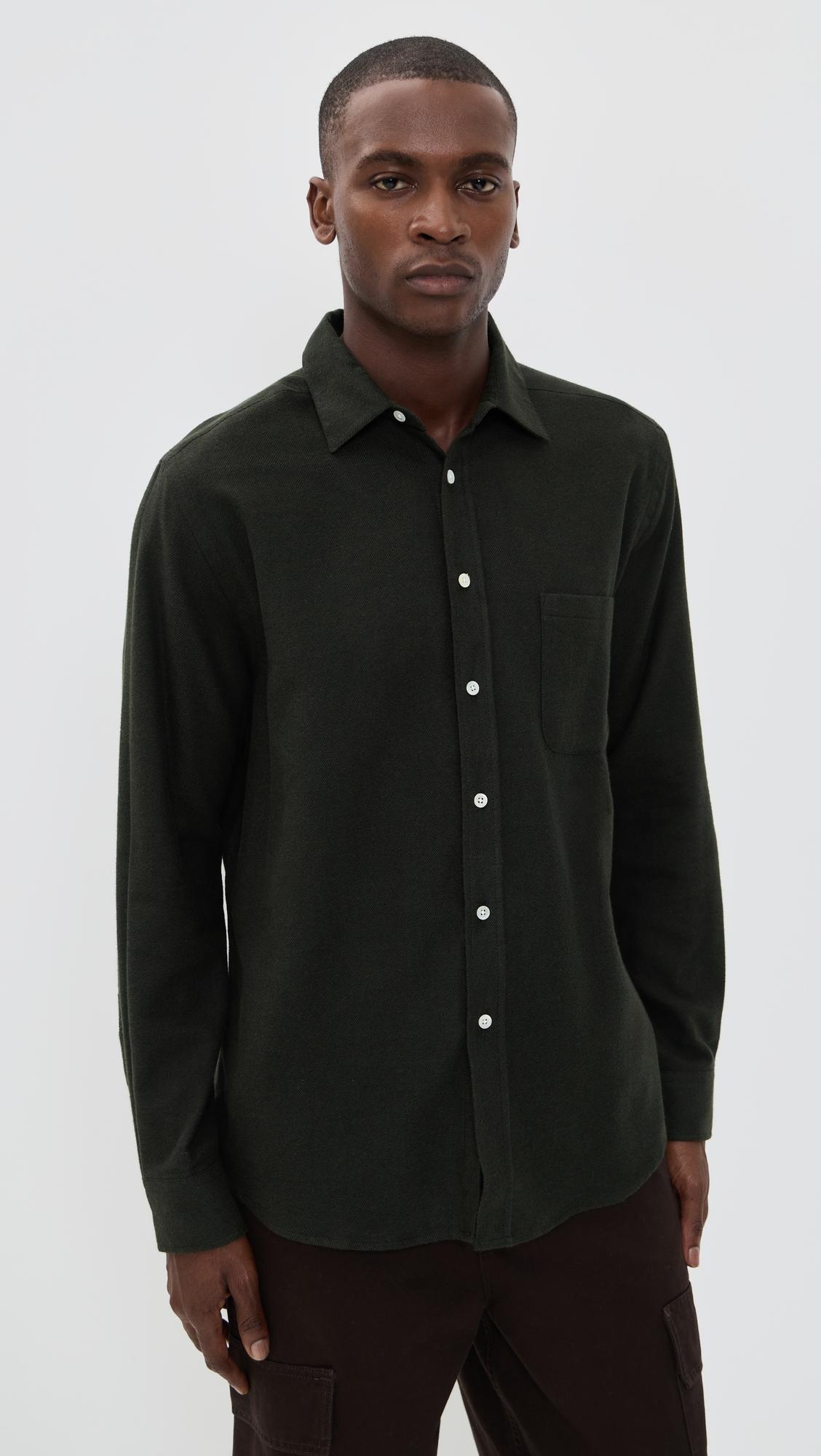 Teca 2.0 Brushed Flannel Button Down Shirt by PORTUGUESE FLANNEL Teca 2.0 Brushed Flannel Button Down Shirt by PORTUGUESE FLANNEL