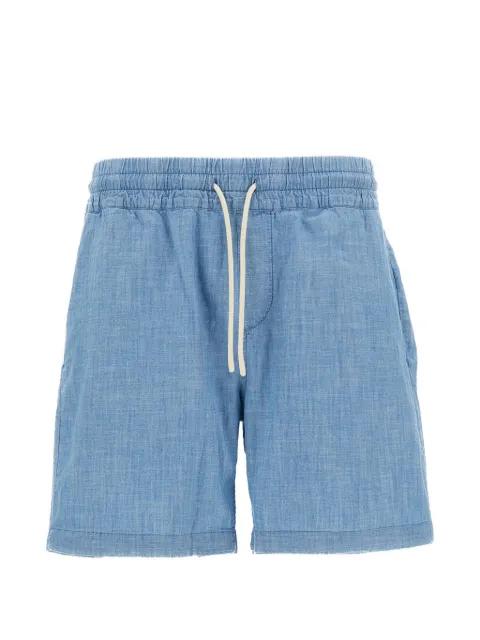 drawstring chambray shorts by PORTUGUESE FLANNEL