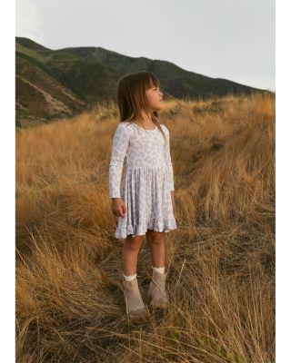 Girls' Leanne Ruffled Twirl Dress - Little Kid by POSH PEANUT