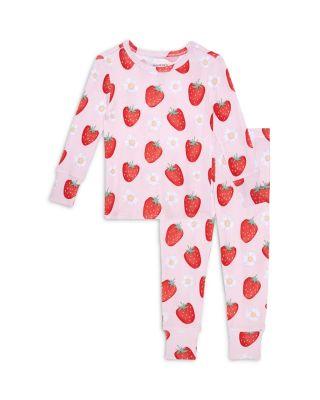 Girls' Penny Pointelle Long Sleeve Basic Pajamas - Little Kid by POSH PEANUT