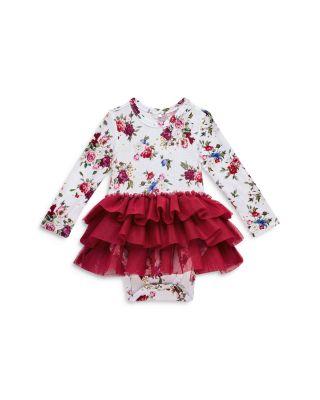 Girls' Philippa Long Sleeve Tulle Skirt Bodysuit - Baby by POSH PEANUT
