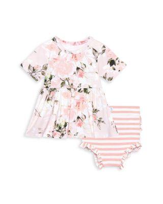 Girls' Short Sleeve Peplum Top & Bloomer Set - Baby by POSH PEANUT